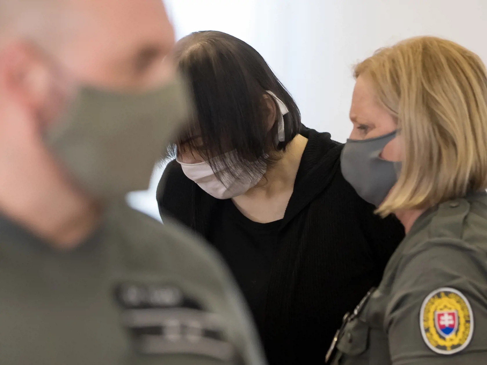 Súdne pojednávanie na Špecializovanom trestnom súde v Pezinku vo veci vraždy Jána Kuciaka a Martiny Kušnírovej. Na snímke je obžalovaná Alena Zsuzsová.