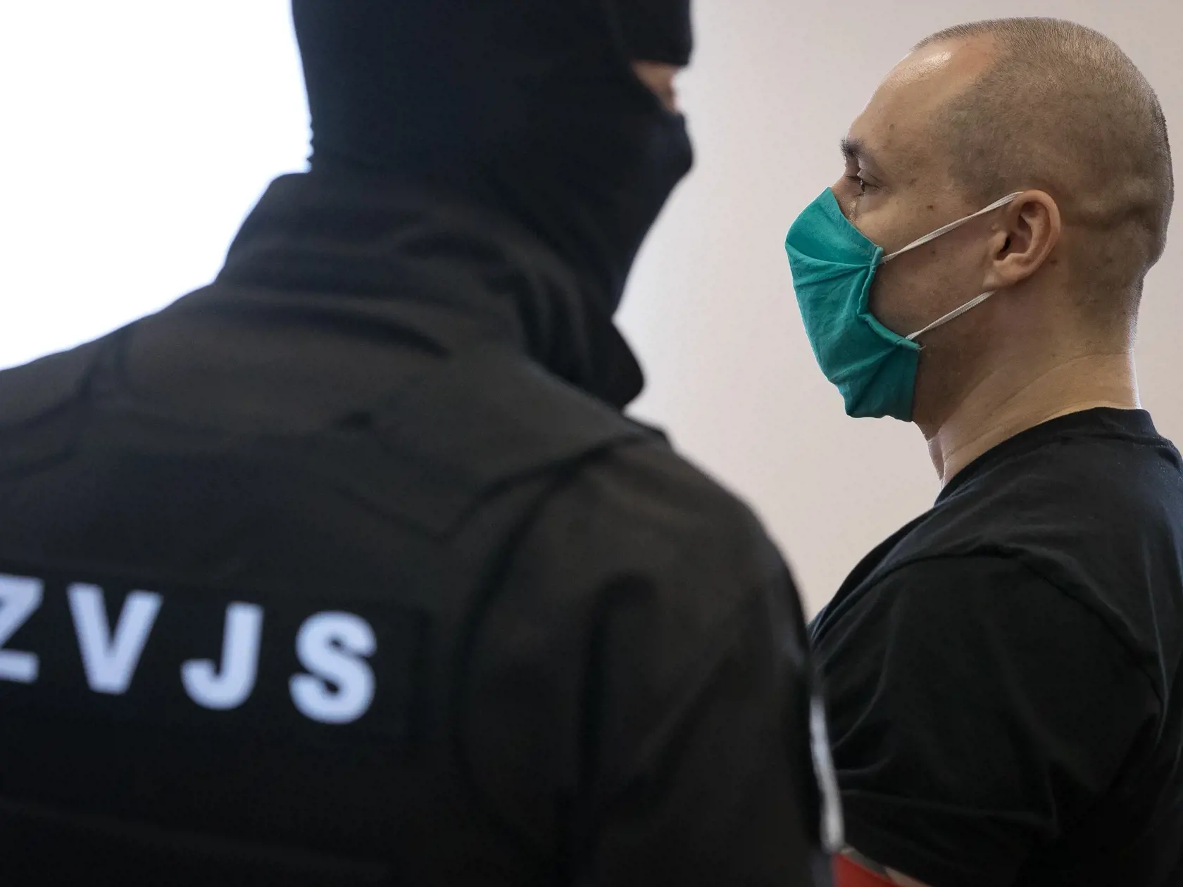 Súdne pojednávanie na Špecializovanom trestnom súde v Pezinku vo veci vraždy Jána Kuciaka a Martiny Kušnírovej. Na snímke je obžalovaný Tomáš Szabó.