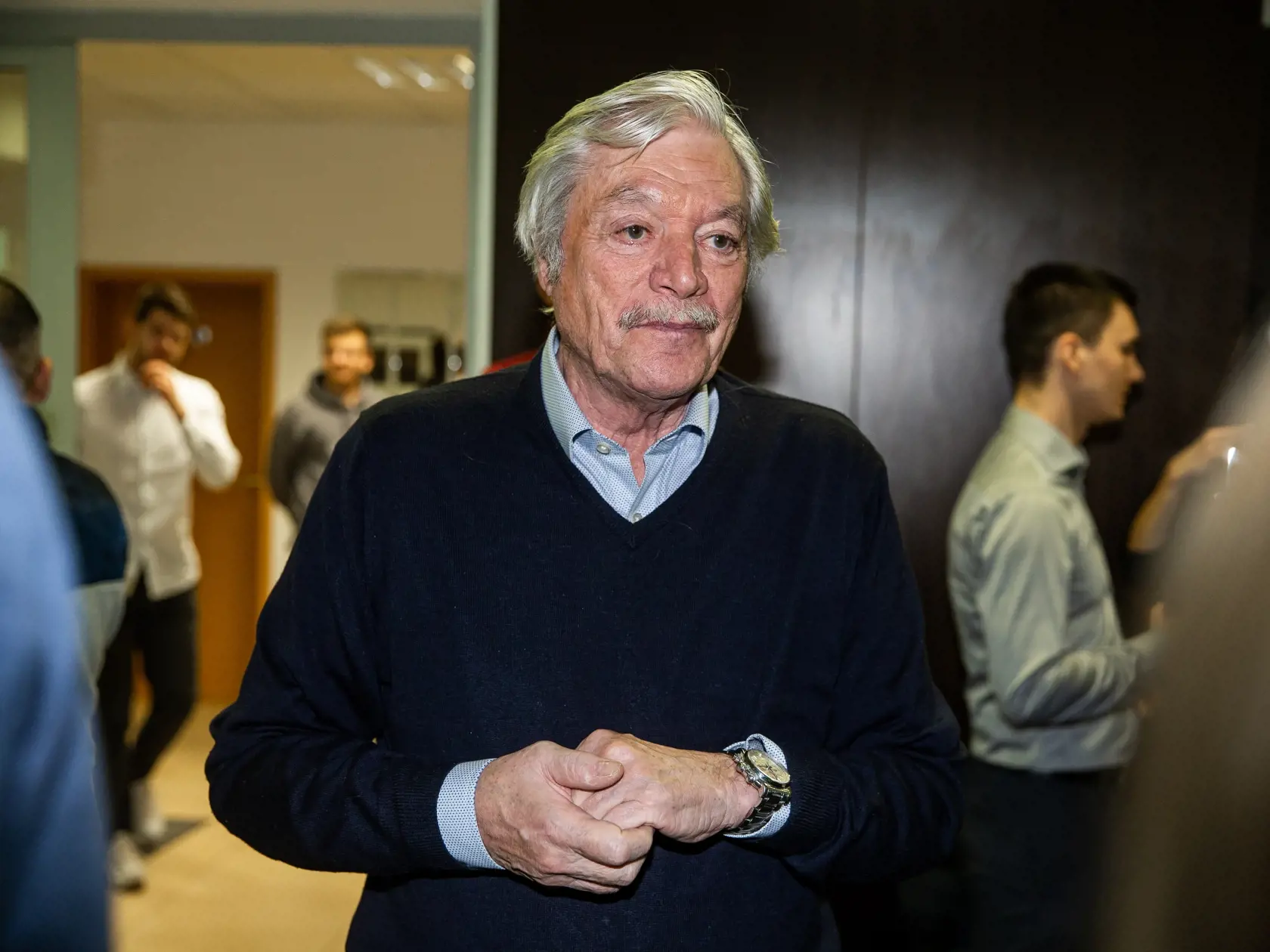 Župné a komunálne voľby 2022 v centrále strany SaS. Na snímke Juraj Kukura.