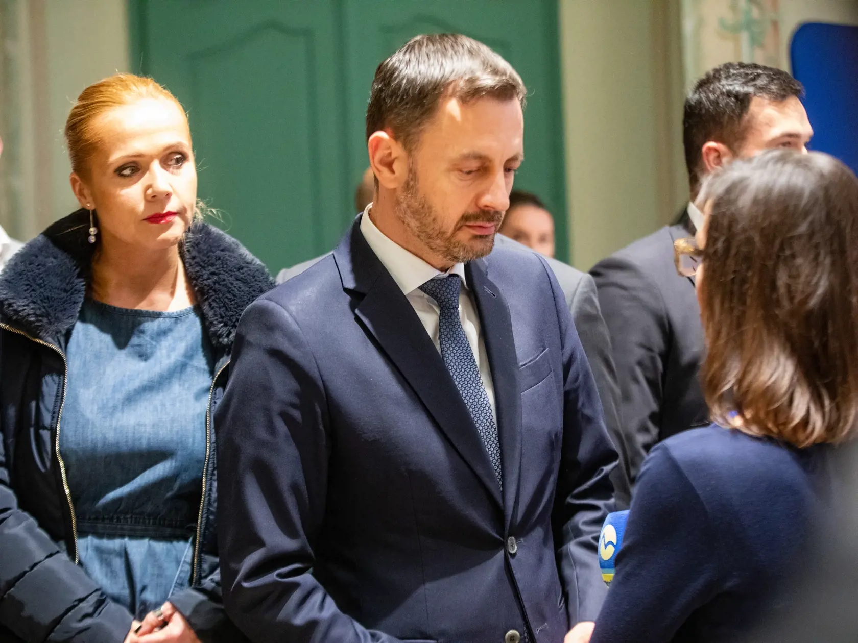 Prakticky okamžite po vyslovení nedôvery vláde putoval Eduard Heger s Borisom Kollárom k prezidentke Zuzane Čaputovej.