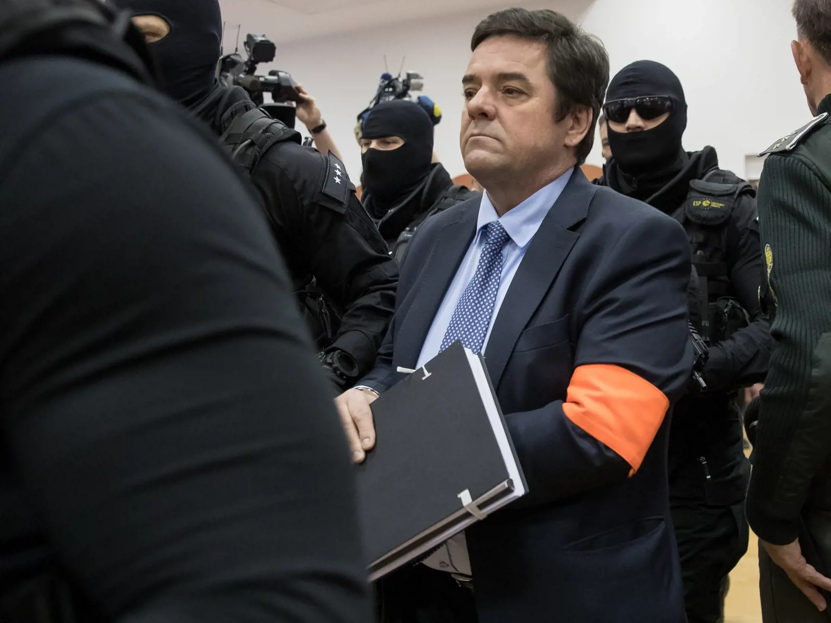 Druhé pojednávanie na Špecializovanom trestnom súde v Pezinku vo veci vraždy investigatívneho novinára Jána Kuciaka a jeho snúbenice Martiny Kušnírovej. Na snímke je Marián Kočner.