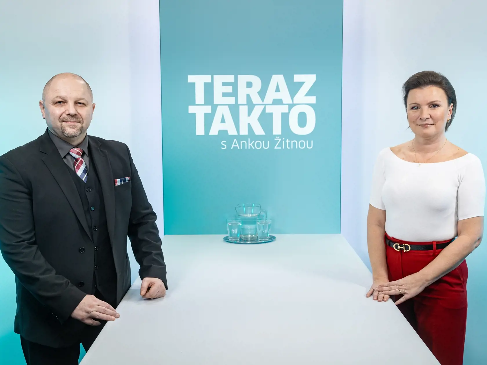 Diskusná relácia "Teraz Takto s Ankou Žitnou", ktorej hosťom bol Martin Ribár.