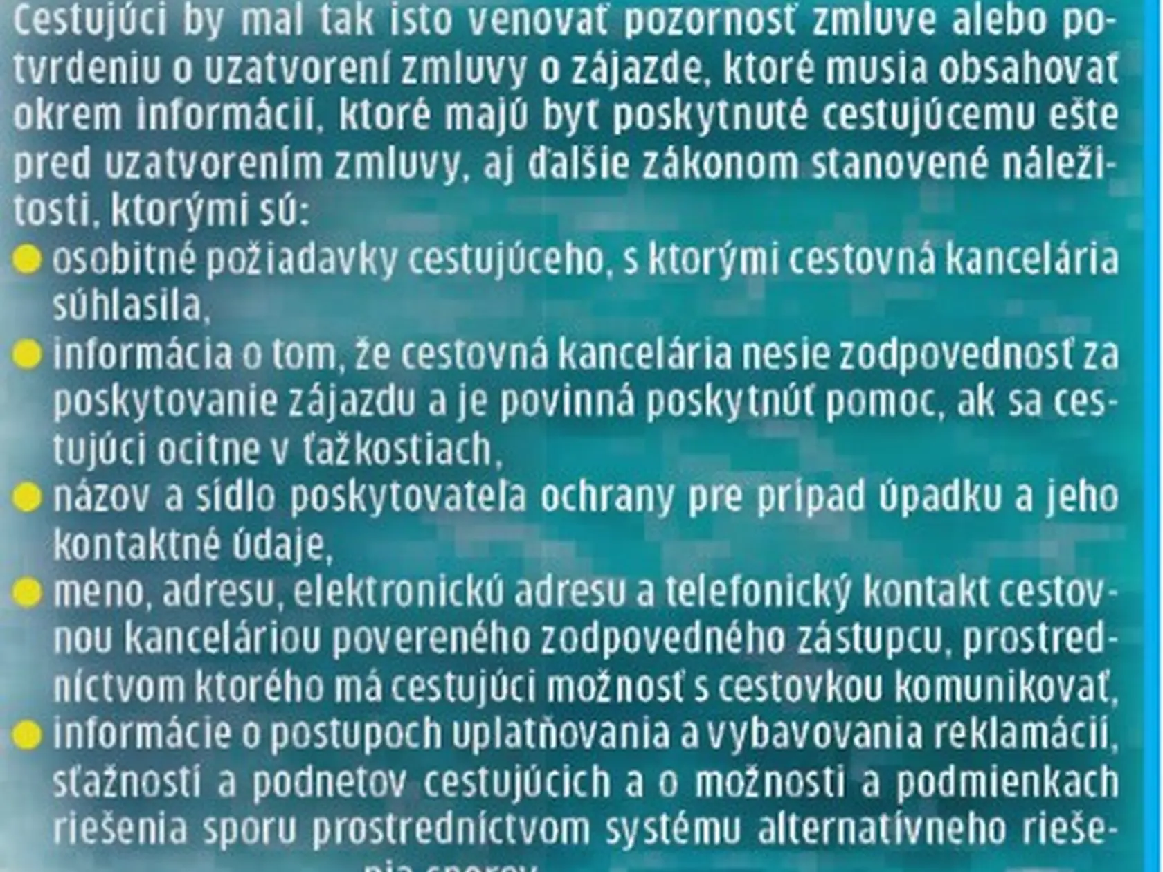 Čo musí obsahovať zmluva?