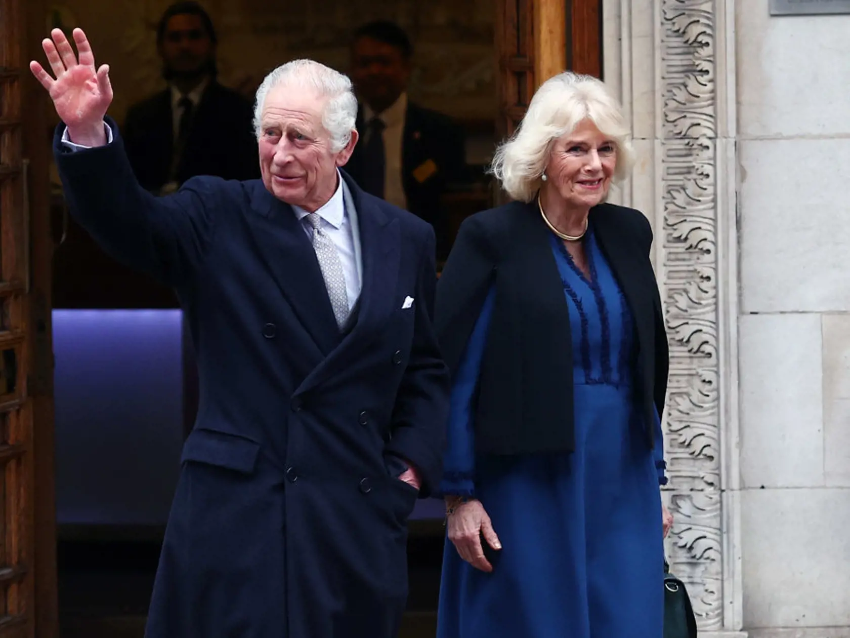 Kráľovná Camilla v stredu v Londýne, aj napriek zverejneniu manželovej diagnózy, otvorila nové oddelenie Maggie's pre liečbu rakoviny.