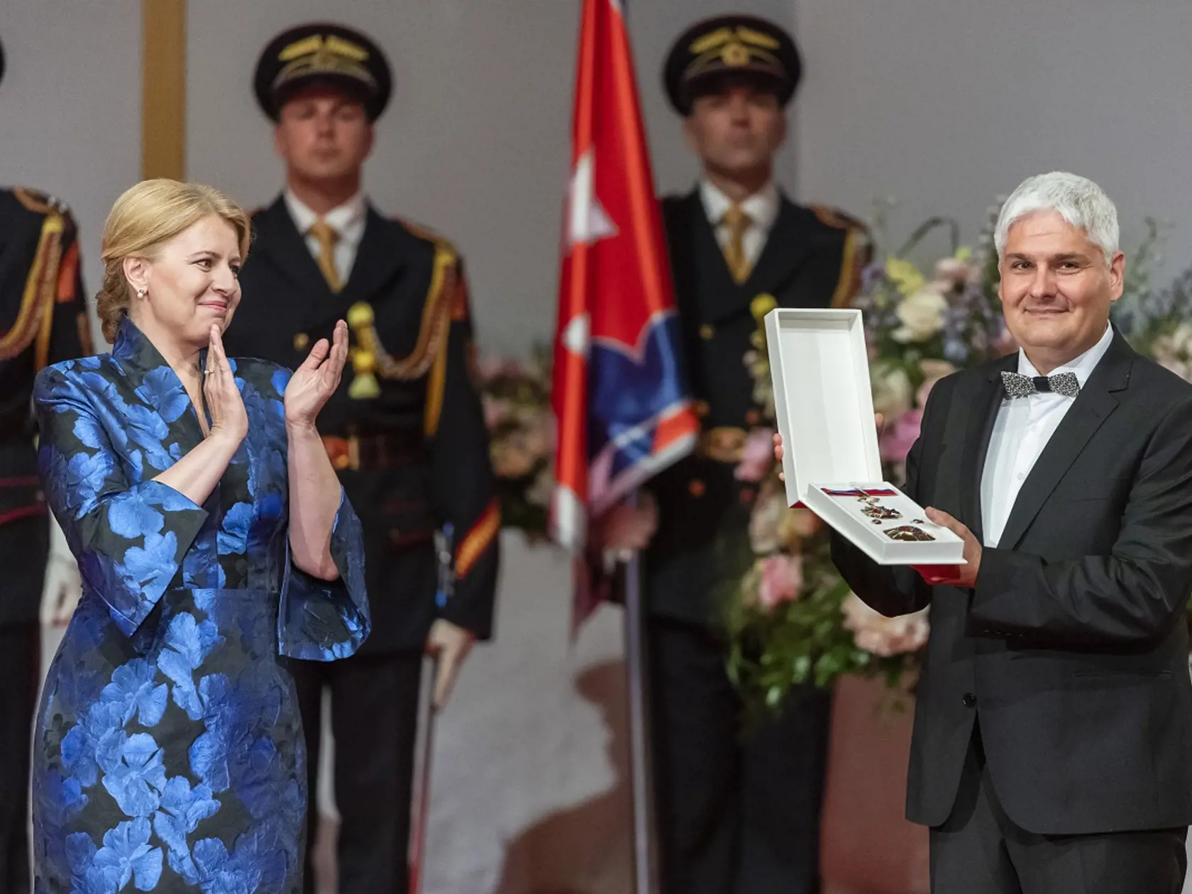 Prezidentka SR Zuzana Čaputová udelila Pavlovi Čekanovi v nedeľu (27. 6.) štátne vyznamenanie - Rad Ľudovíta Štúra II. triedy.