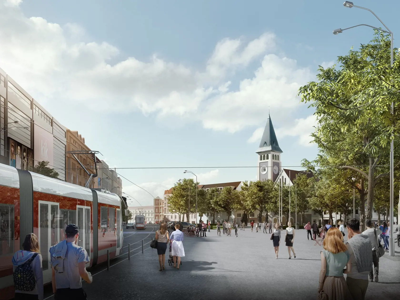 Projekt „Živé námestie“ - takto sa zmení Kamenné námestie v Bratislave.