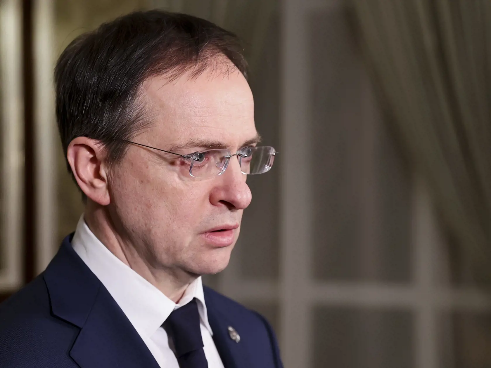 Vladimir Medinskij, šéf ruskej delegácie a poradca ruského prezidenta Vladimira Putina.