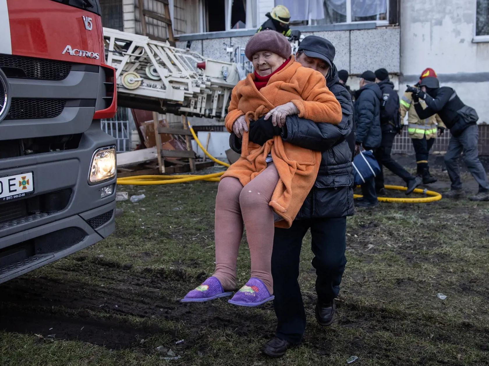Ľudia prišli počas ruskej invázii o všetko.