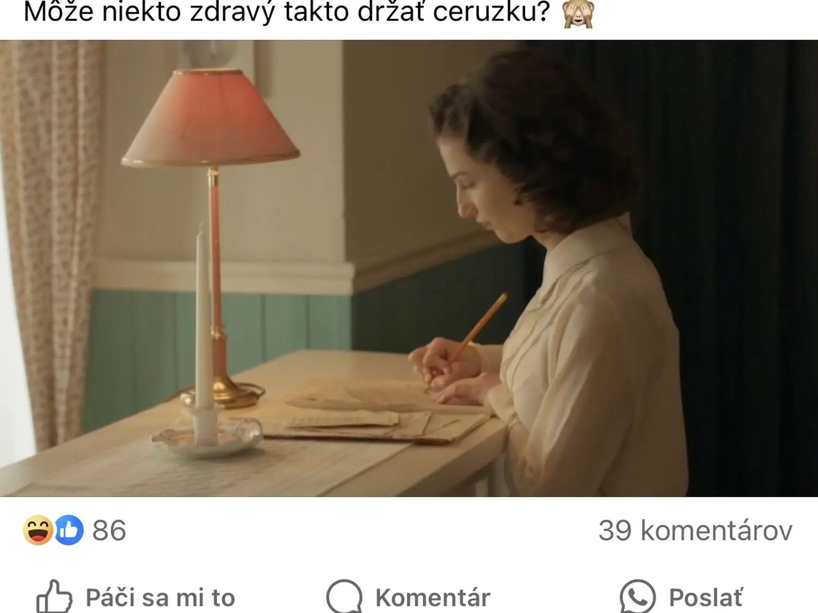 Tak čo, aj vy takto držíte pero alebo ceruzku v ruke ako Peťa Dubayová alebo aj podľa vás je to čistý bizár? 