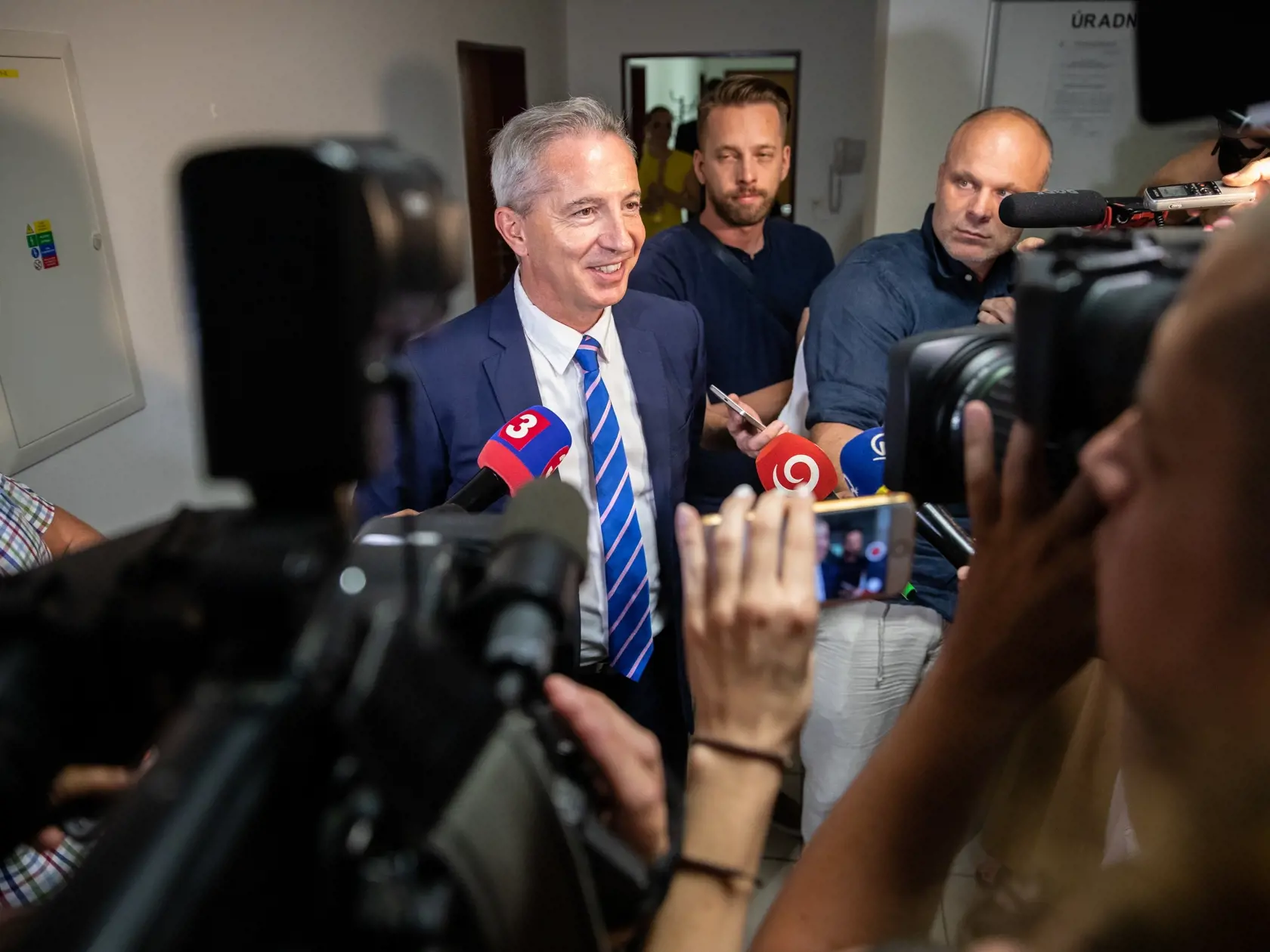 Špecializovaný trestný súd v Pezinku v prípade falšovania zmeniek. Na fotke: Václav Mika