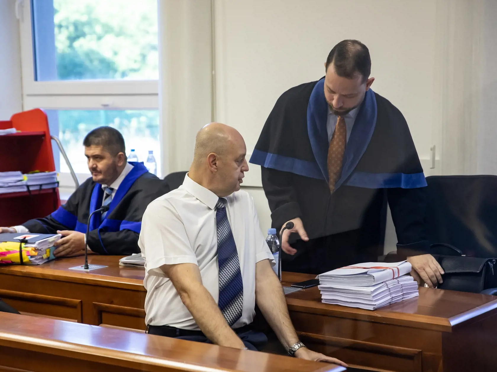 Špecializovaný trestný súd v Pezinku v prípade falšovania zmeniek. Na fotke: Pavol Rusko