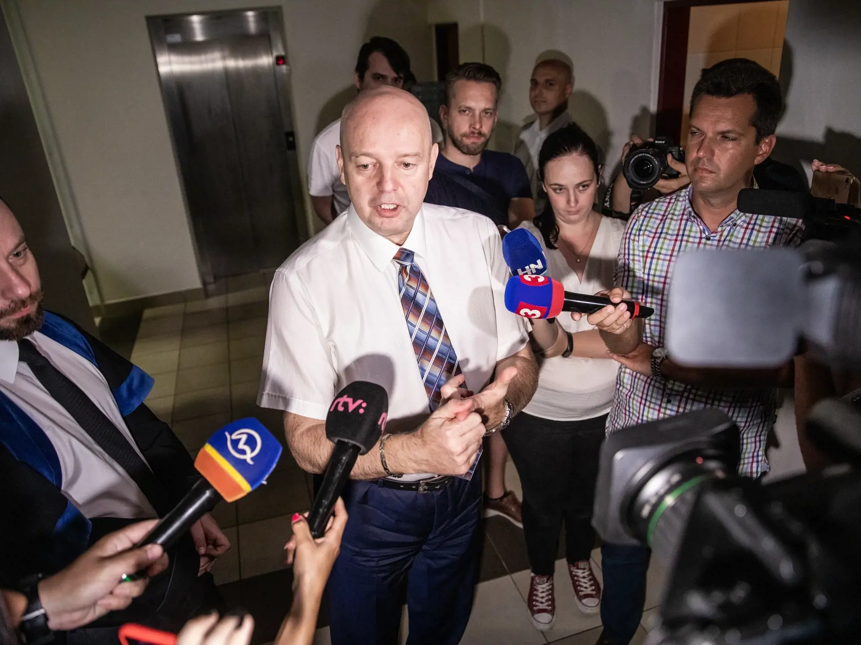 Špecializovaný trestný súd v Pezinku v prípade falšovania zmeniek. Na fotke: Pavol Rusko
