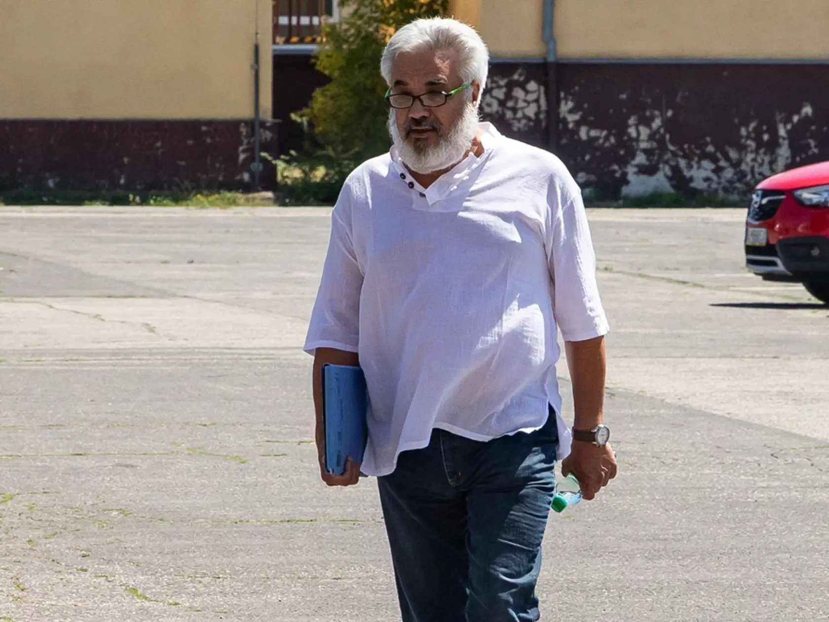 Špecializovaný trestný súd v Pezinku v prípare zmeniek Rusko Kočner. Na fotke: Štefan Ágh