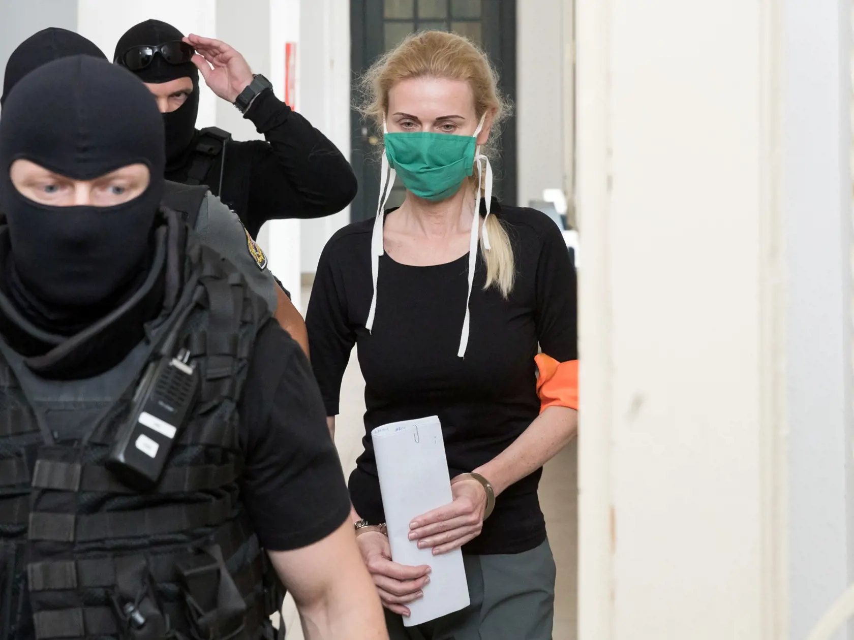 Bývalá štátna tajomníčka Monika Jankovská počas obdobia, kedy bola ešte vo väzbe.