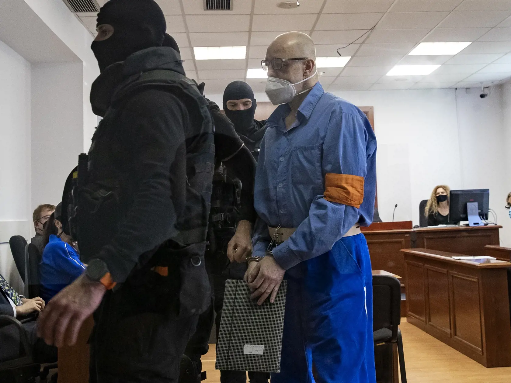 Pojednávanie v kauze zmenky na Špecializovanom trestnom súde v Pezinku. Samostatné konanie v prípade obžalovaného Štefana Agha. Na snímke je odsúdený Pavol Rusko.