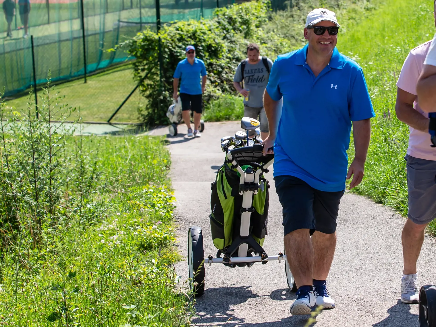 Na snímke je Matthias Settele pred golfovým turnajom pri príležitosti štartu charitatívneho podujatia Hiezdy deťom. 