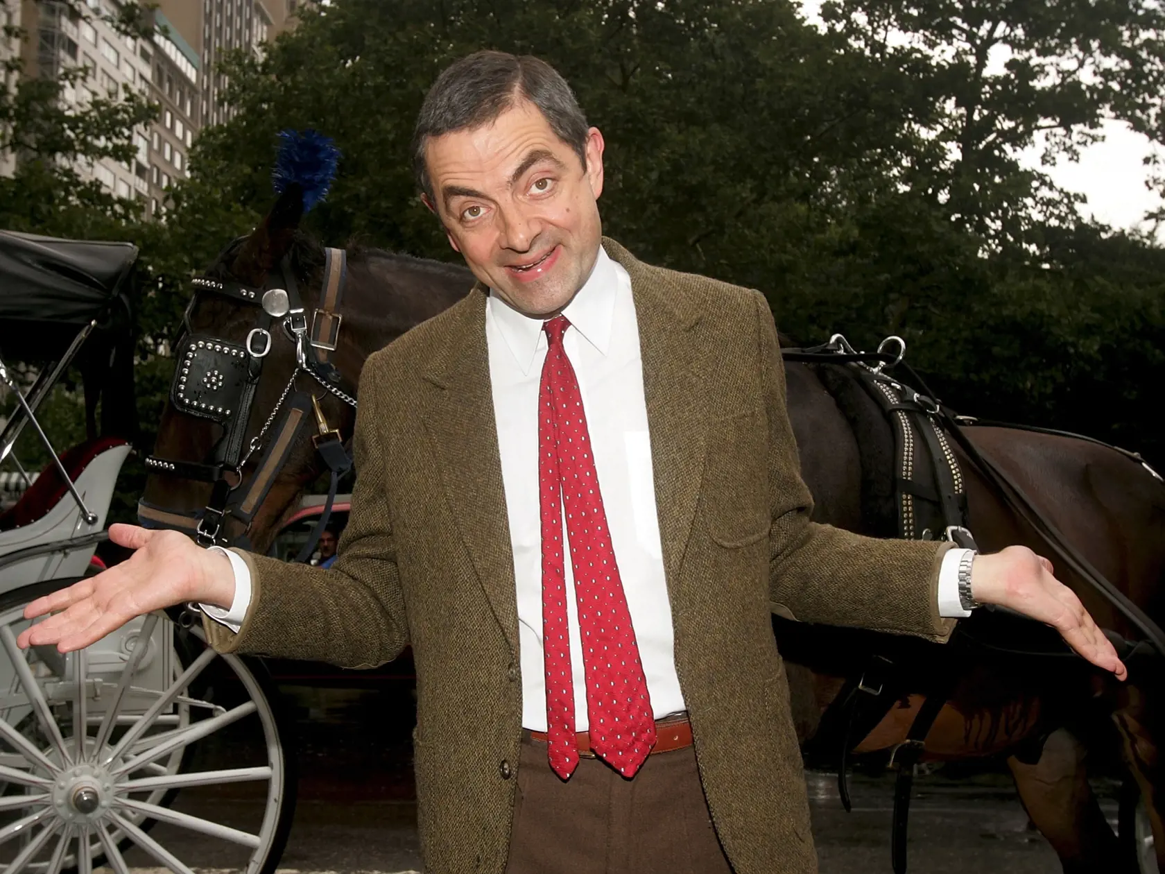 Britský herec Rowan Atkinson