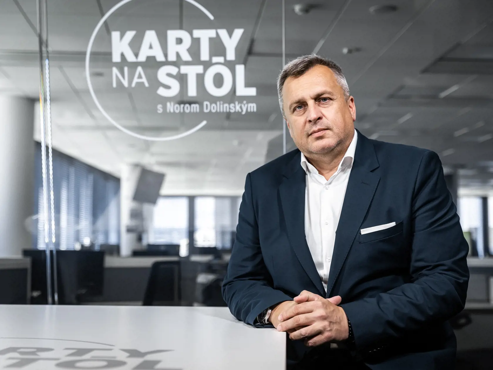 Diskusná relácia "Karty na stôl", ktorej hosťom bol Andrej Danko.