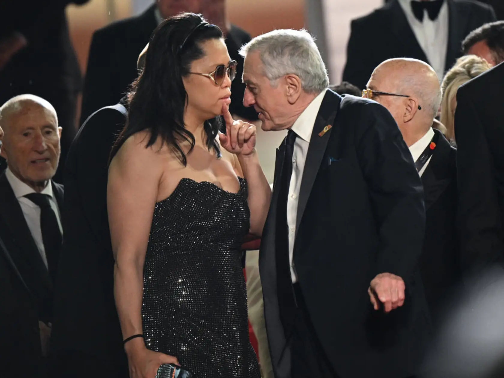 Robert de Niro s partnerkou a matkou jeho siedmeho potomka v Cannes