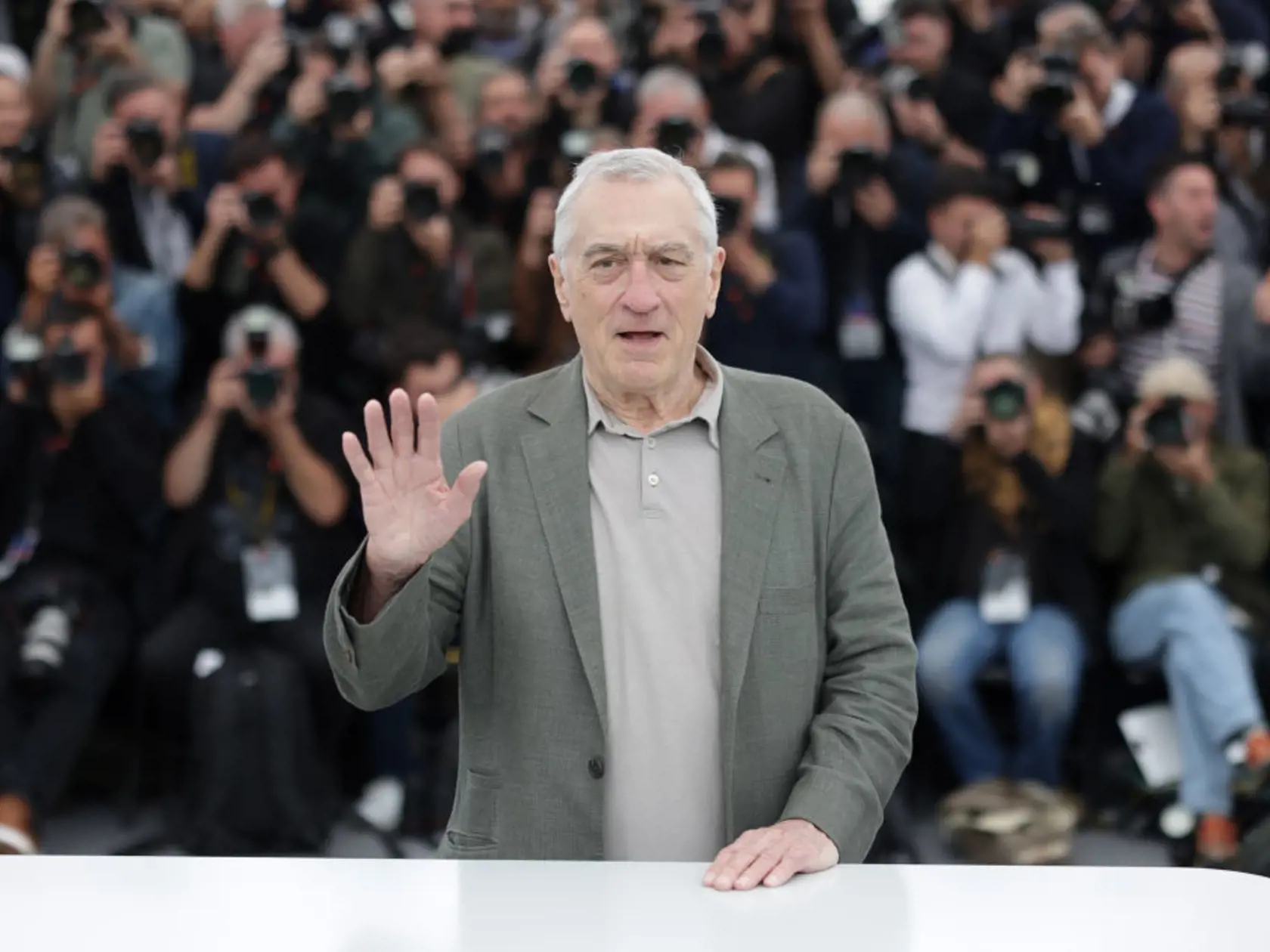 Robert de Niro na aktuálnej foto v Cannes