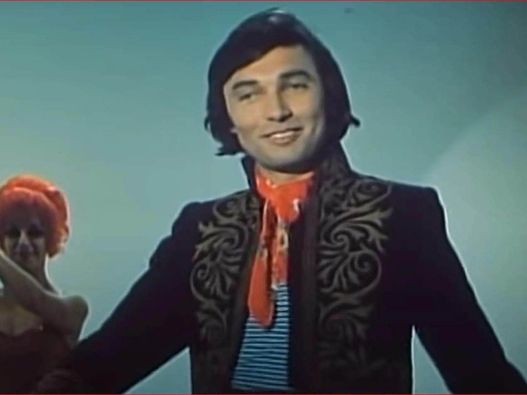 Karel Gott vo svojom najslávnejšom filme Hvězda padá vzhuru. Bol to obrovský fešák, niet divu, že mu žiadna neodolala.