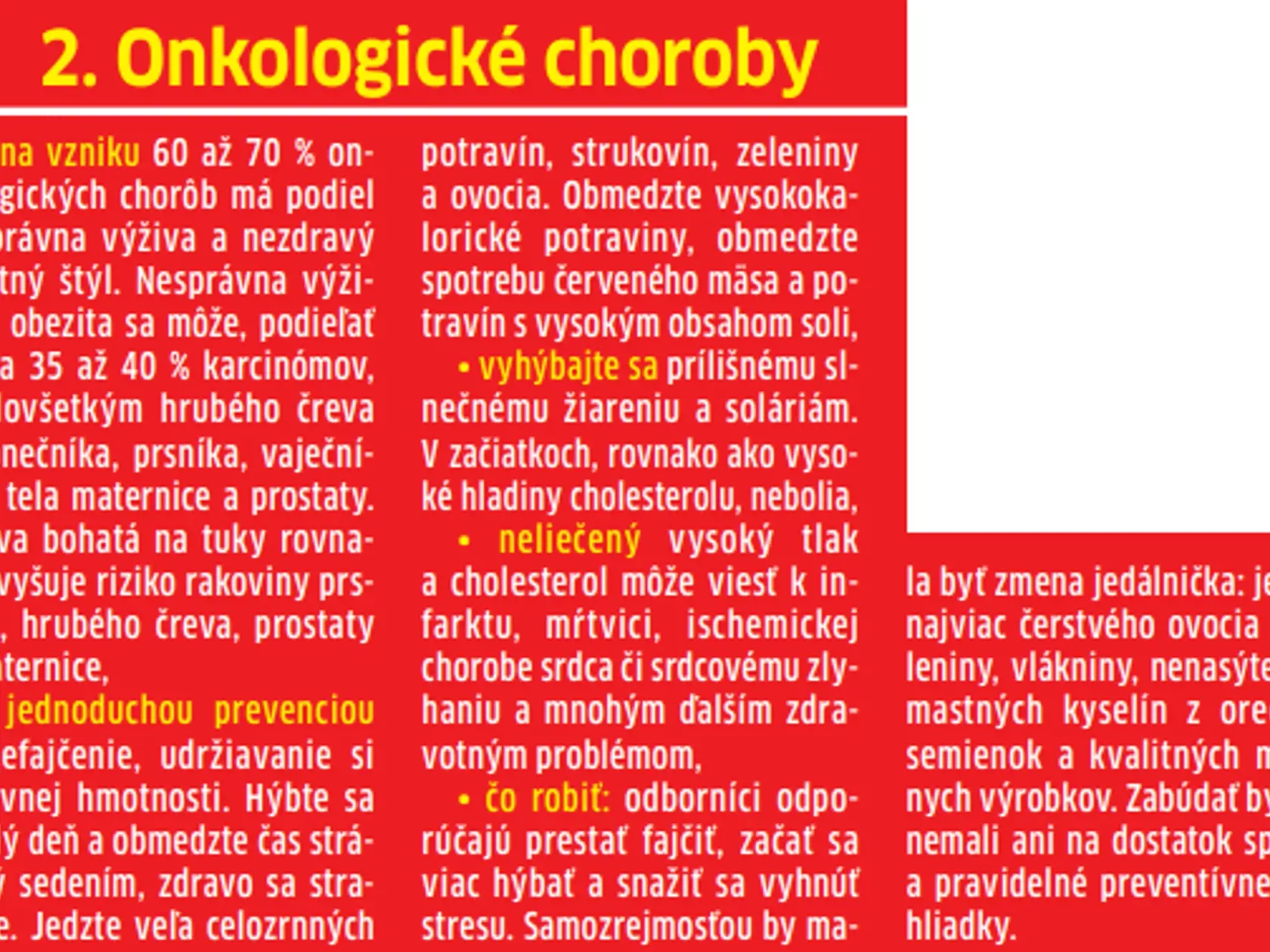 Onkologické choroby