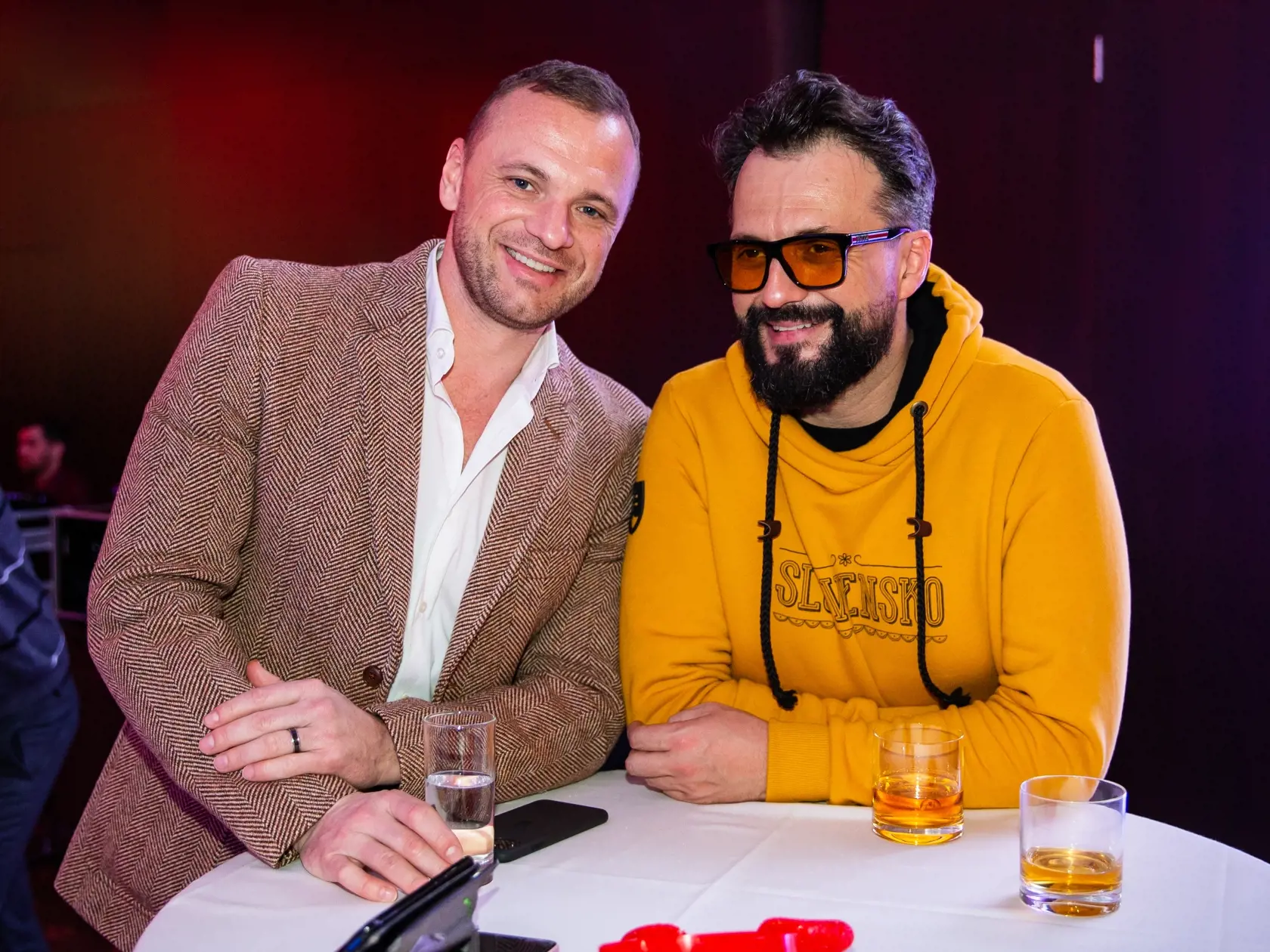 Na snímke Marián Gáborík a Marián Čekovský.