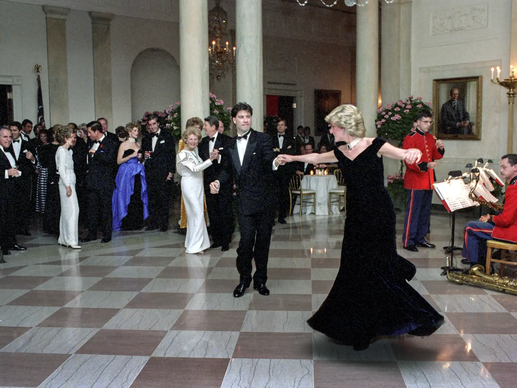 Princezná Diana a John Travolta