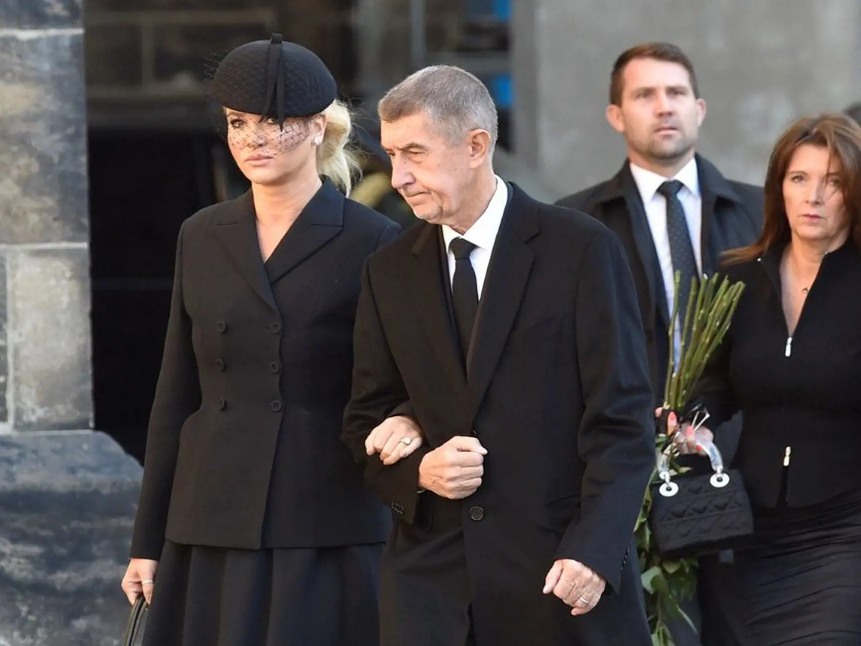 Český premiér Andrej Babiš a Monika Babišová-