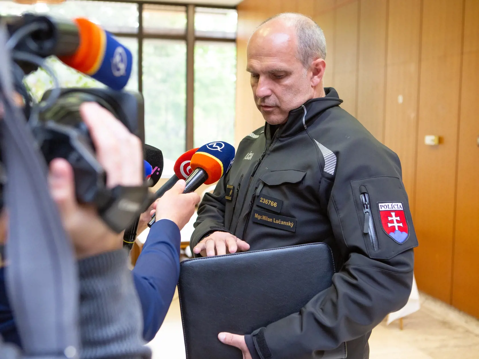 Úrad vlády - zasadanie
Prezident Policajného zboru Milan Lučanský