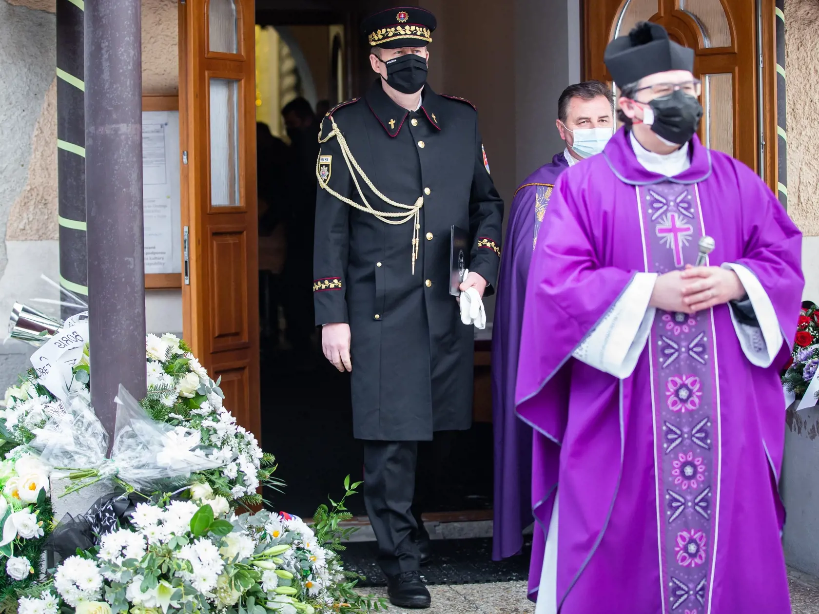 Pohreb Milana Lučanského v Štrbe.