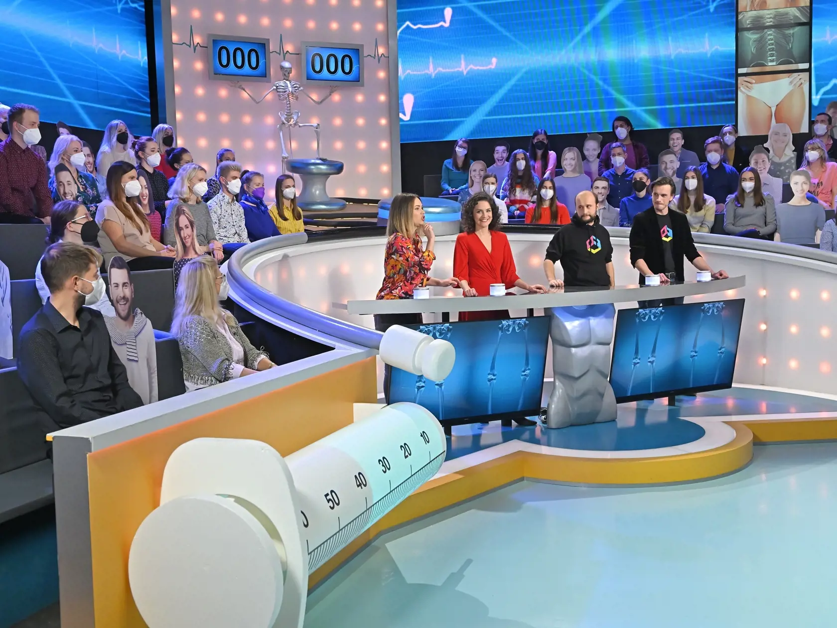 V Záhadách tela súťažili Dominika Kavaschová, Andrea Bučko, Daniel Fischer a Daniel Žulčák.
