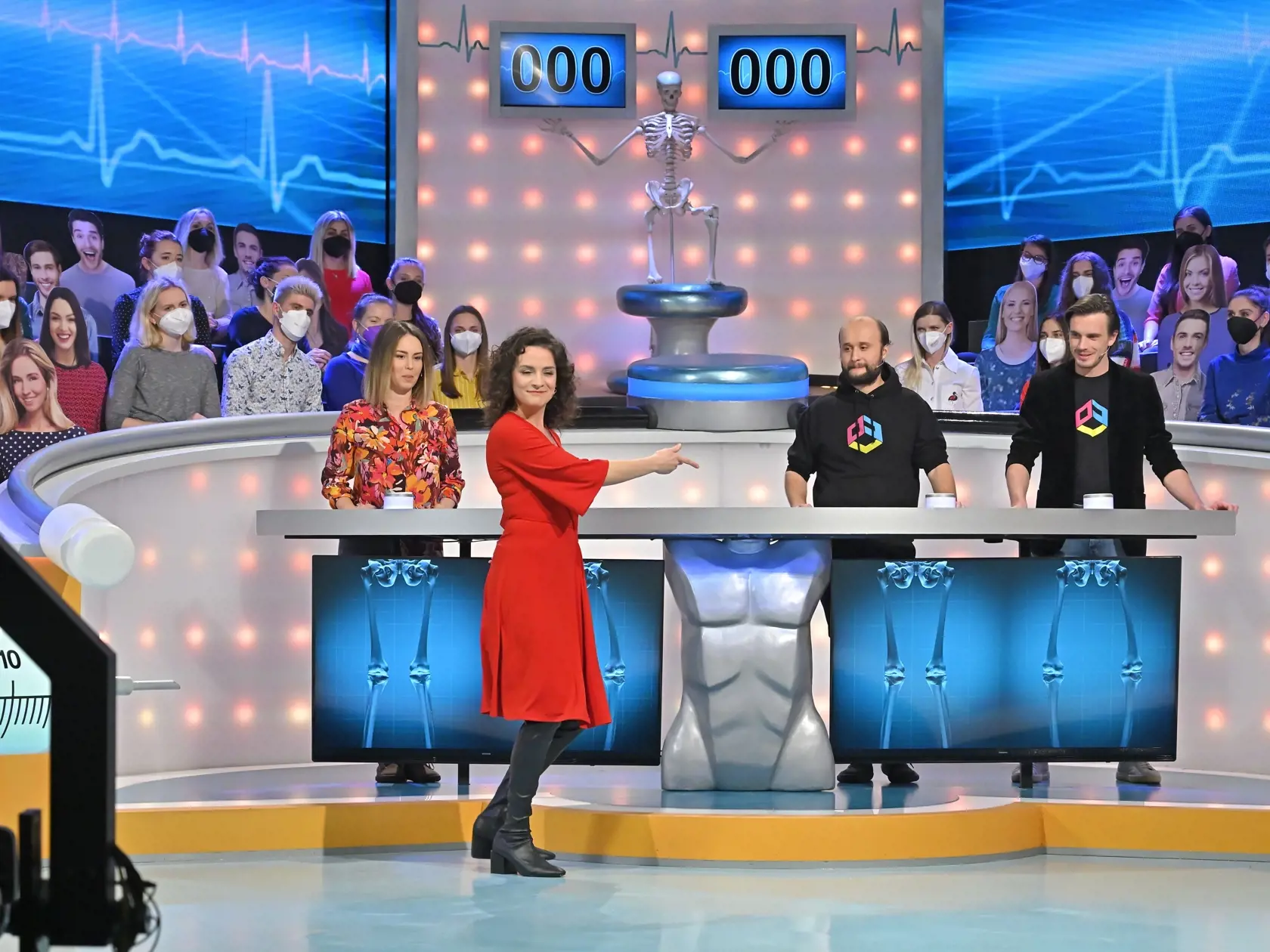 V Záhadách tela súťažili Dominika Kavaschová, Andrea Bučko, Daniel Fischer a Daniel Žulčák.