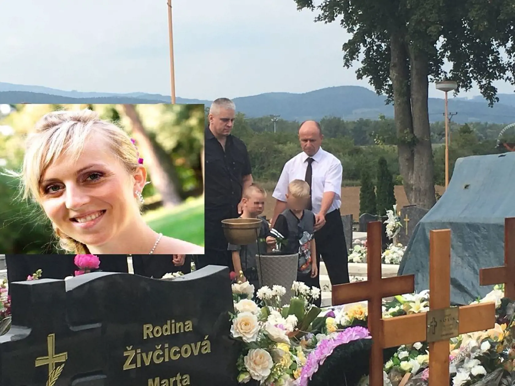 Detičky a manžel ostali sami bez svojej milovanej osoby.