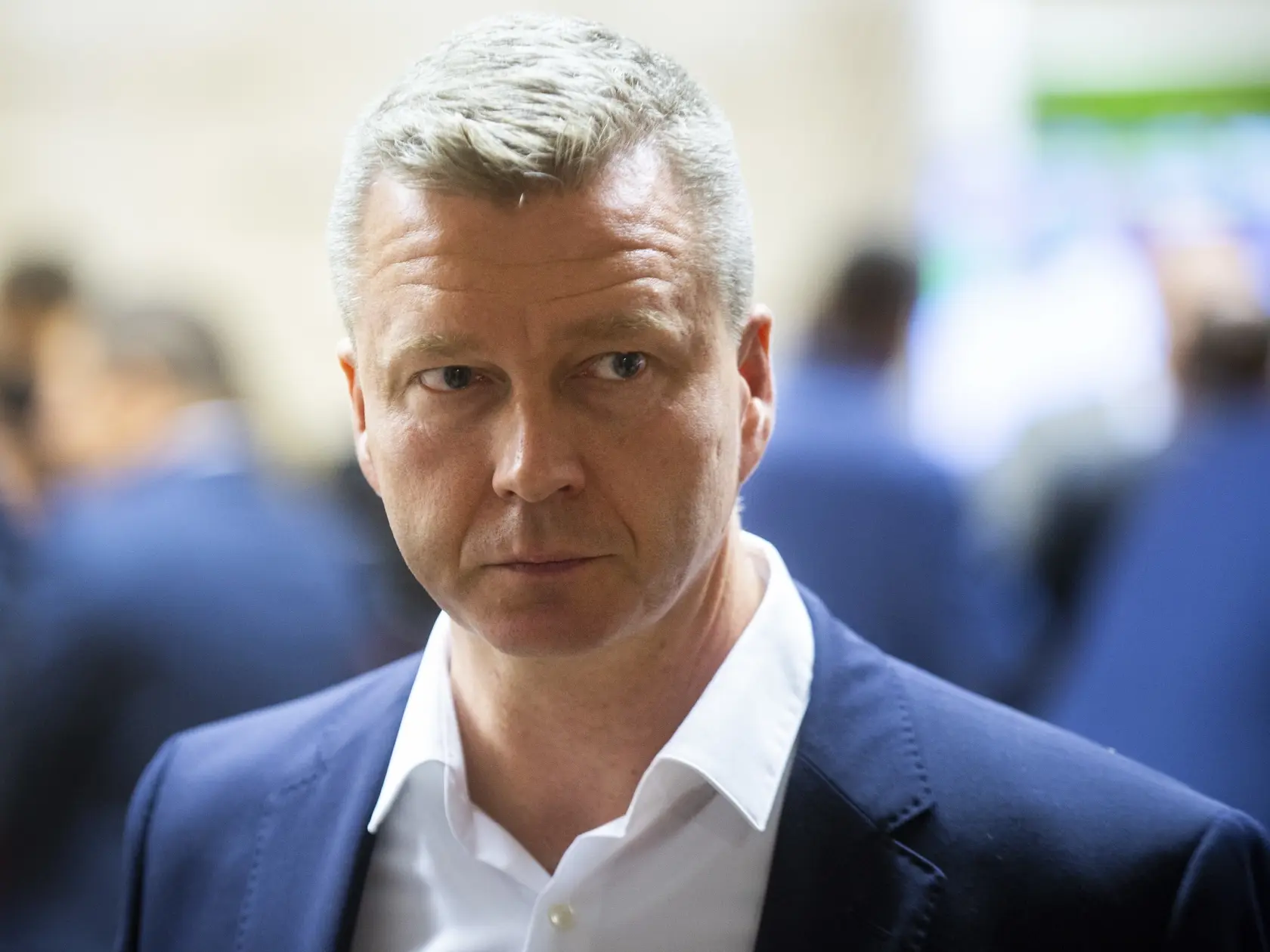 Na Slovensku sa v sobotu 30. septembra 2023 konali v poradí štvrté predčasné a celkovo deviate parlamentné voľby v ére samostatnosti. Na snímke predseda strany Aliancia Krisztián Forró počas volebnej noci v centrále strany v Bratislave v nedeľu 1. októbra 2023.