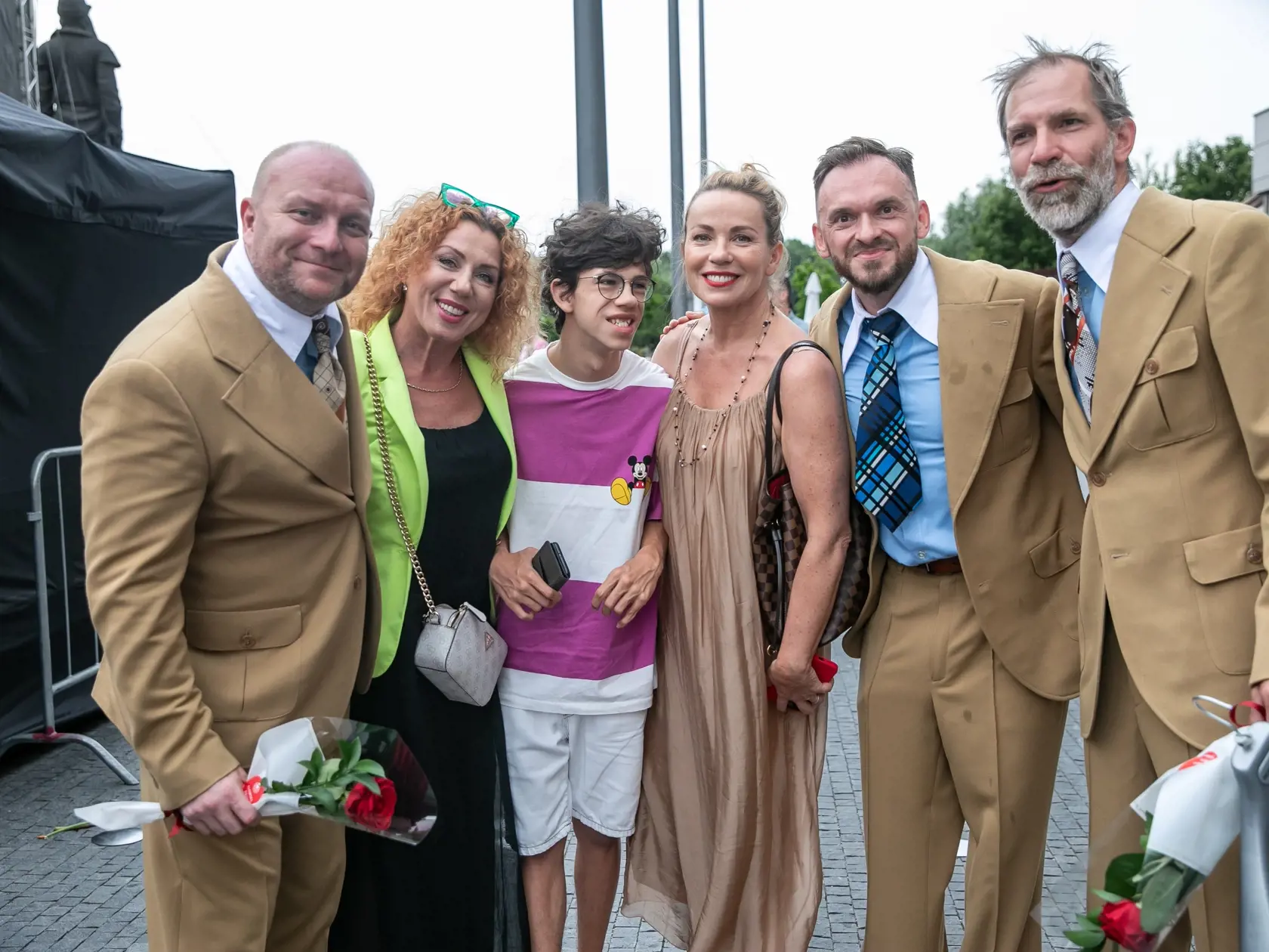 Letné Gala SND, tradičný open-air galakoncert. Na snímke je Diana Mórová so synom.