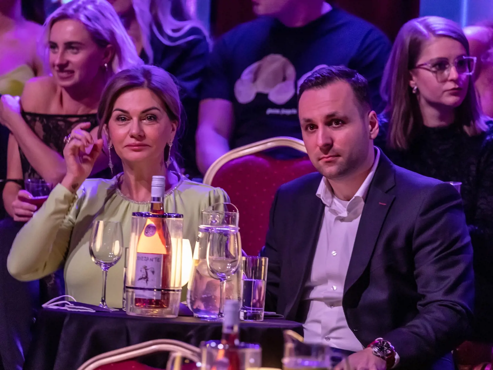 Monika Beňová s partnerom počas Let´s Dance.