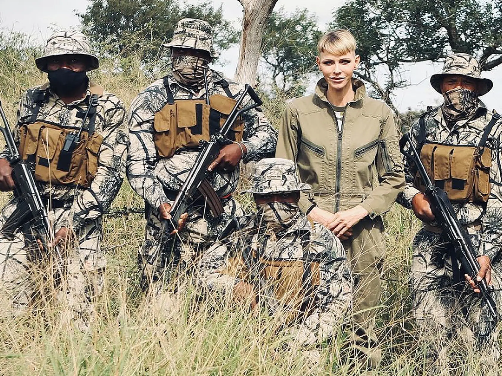 Kňažná zmenila účes
a mesiace sa zdržiava
v Juhoafrickej republike.