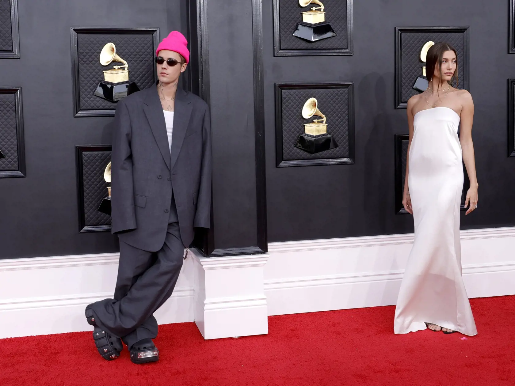 Grammy 2022: Justin a Hailey Bieber
