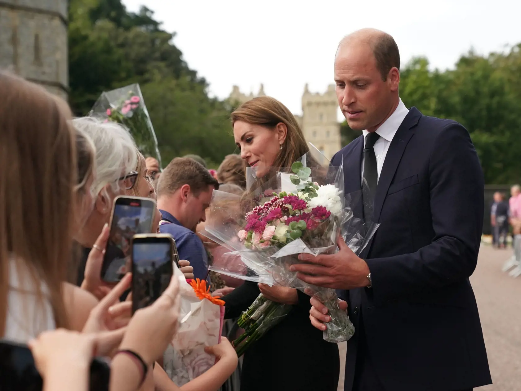 Princezná Kate a princ z Walesu William.