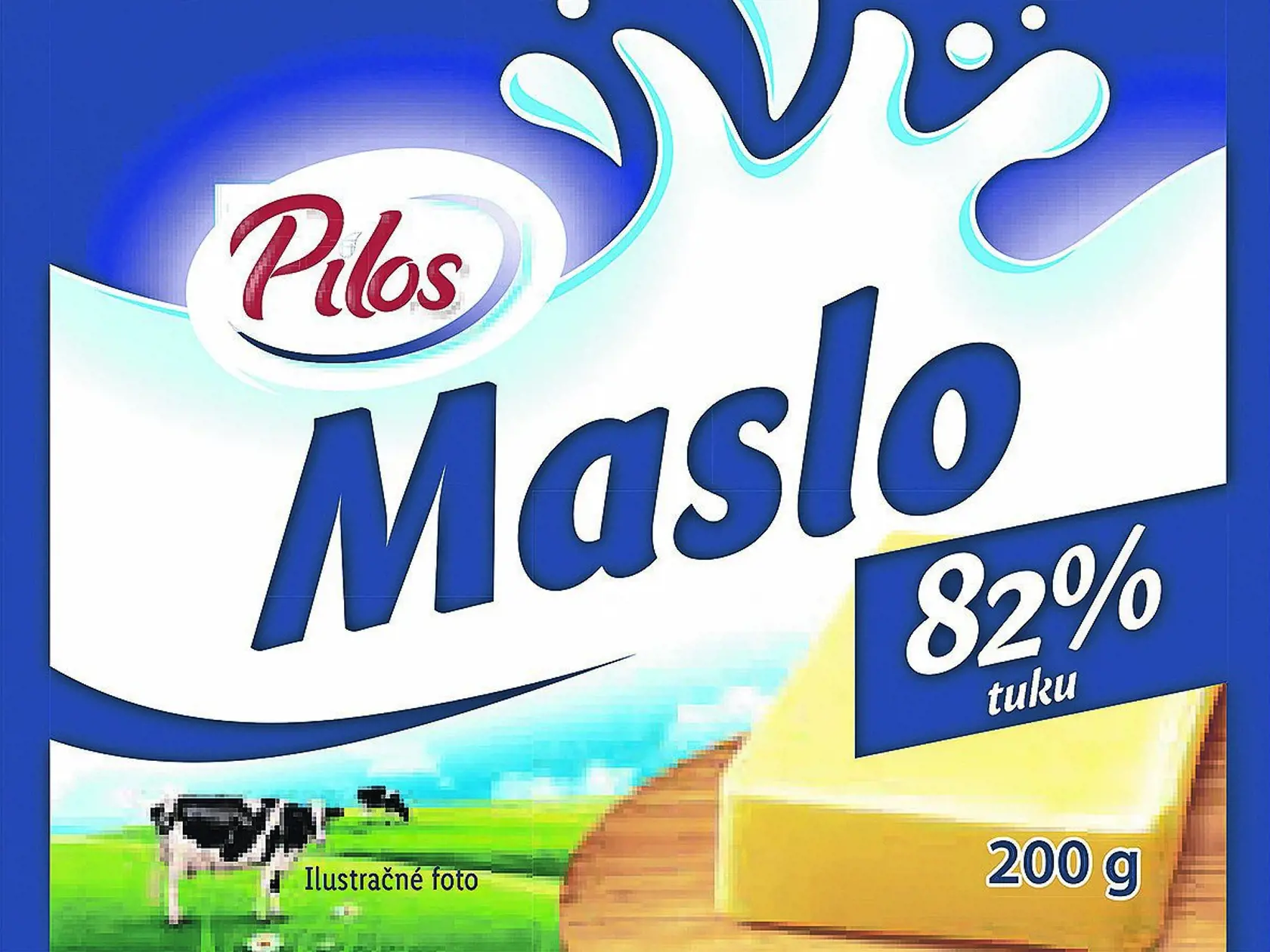 Maslo 200 gramov za 1,19 eura.