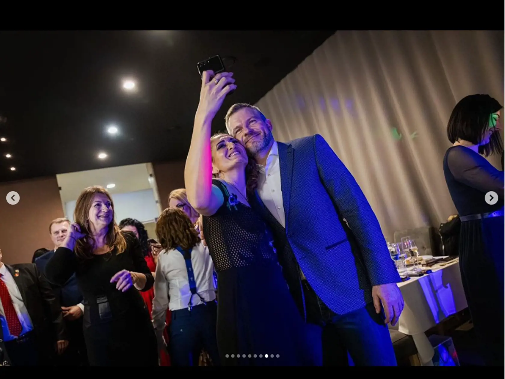 Peter Pellegrini (Hlas) si fašiangy vychutnal v známom kúpeľnom meste, Turčianskych Tepliciach. Patril medzi najžiadanejších pre spoločnú fotografiu.