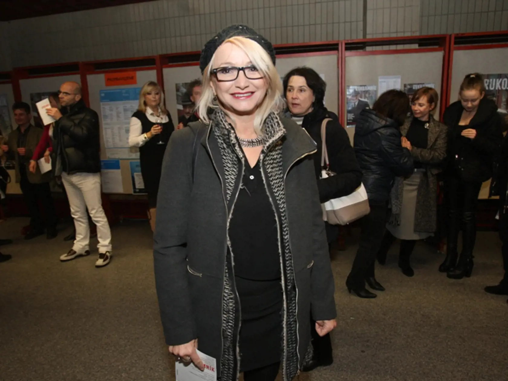 Podporila ho: Anka Šišková prišla na premiéru filmu svojho ex Juraja Nvotu.