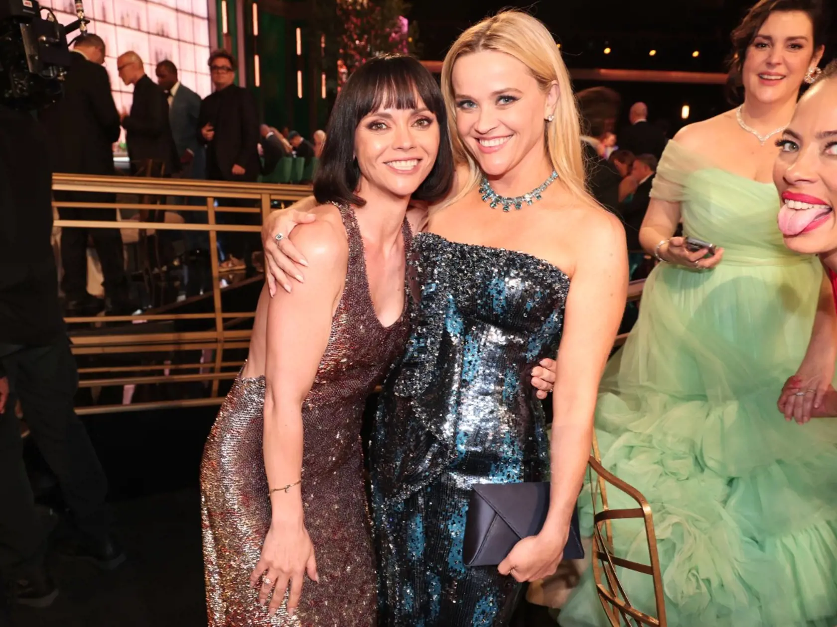 Reese Witherspoon a Christina Ricci na 74.ročníku odovzdávanie cien Primetime Emmy.