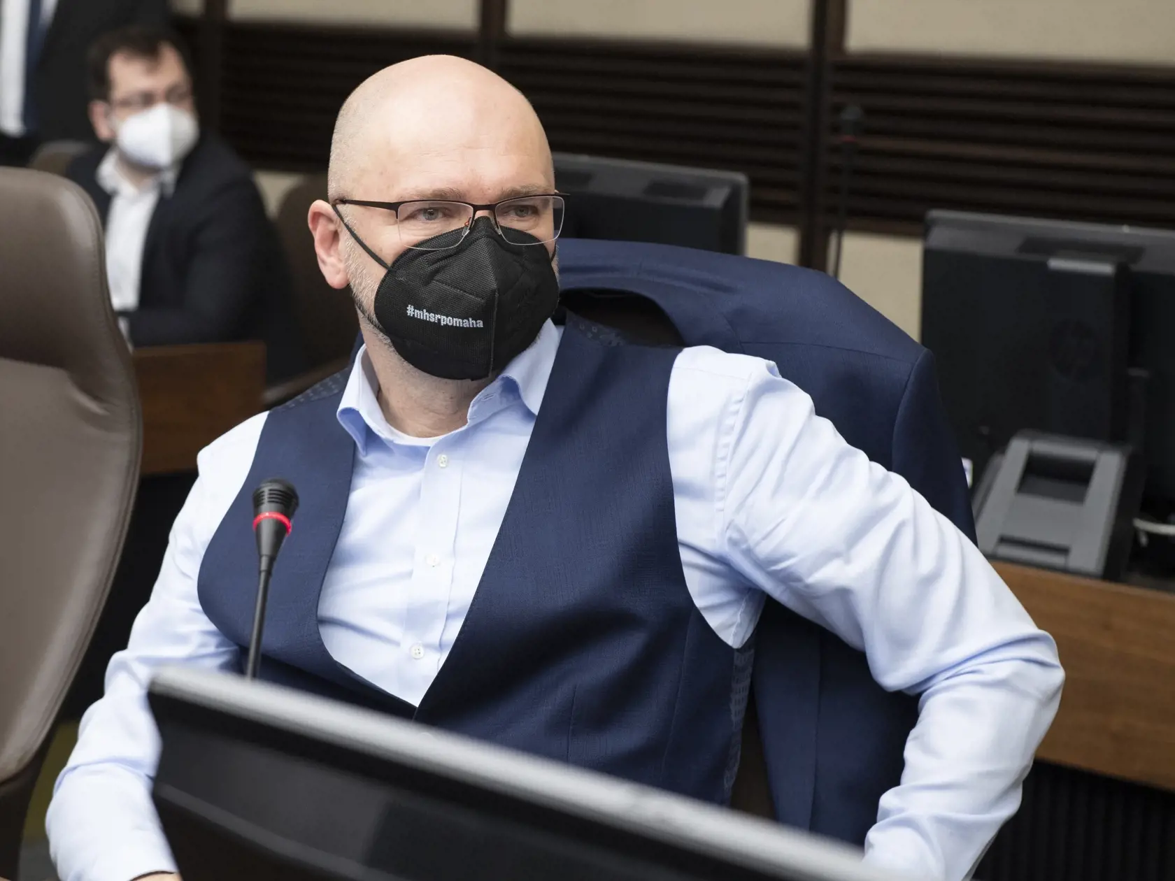 Na snímke podpredseda vlády a minister hospodárstva SR Richard Sulík (SaS) počas 61. zasadnutia vlády SR 25. februára 2022 v Bratislave. FOTO TASR - Pavel Neubauer