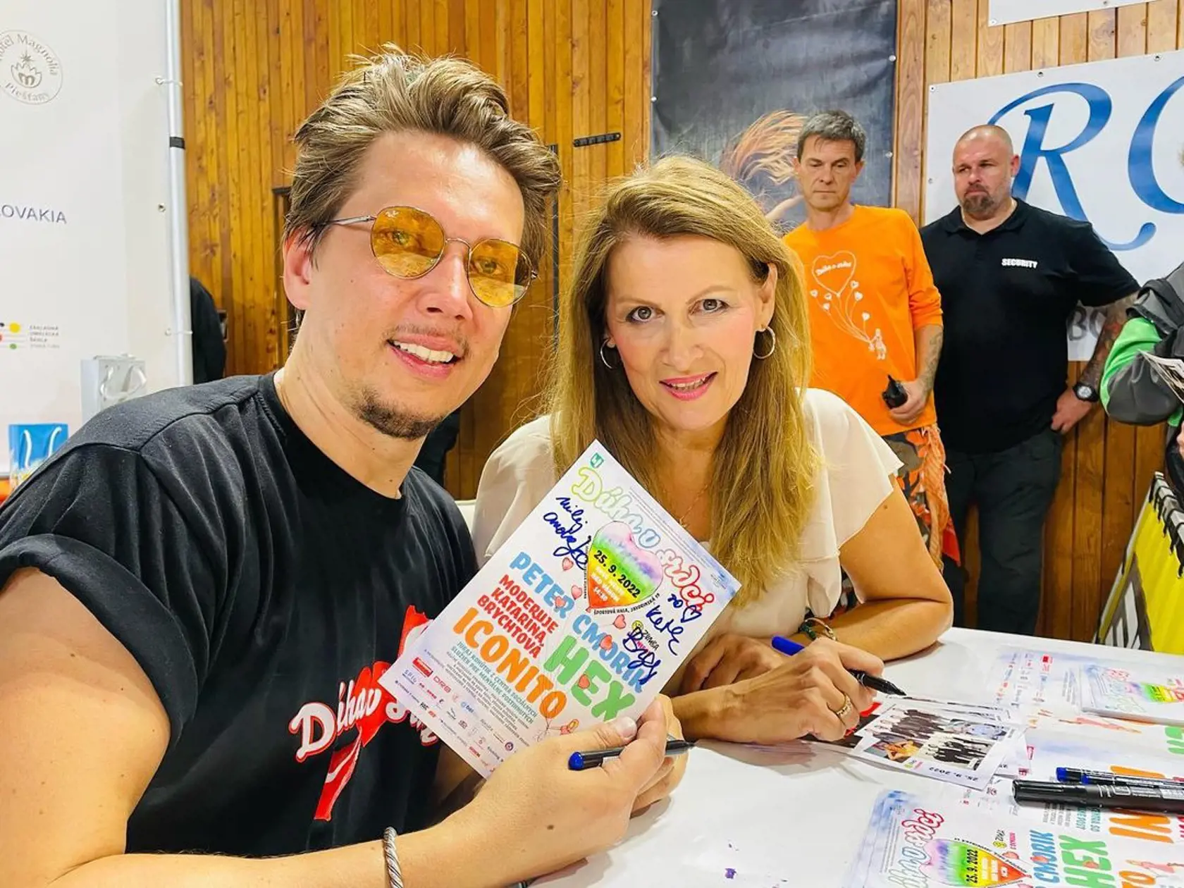 Katka Brychtová s Petrom Cmoríkom
