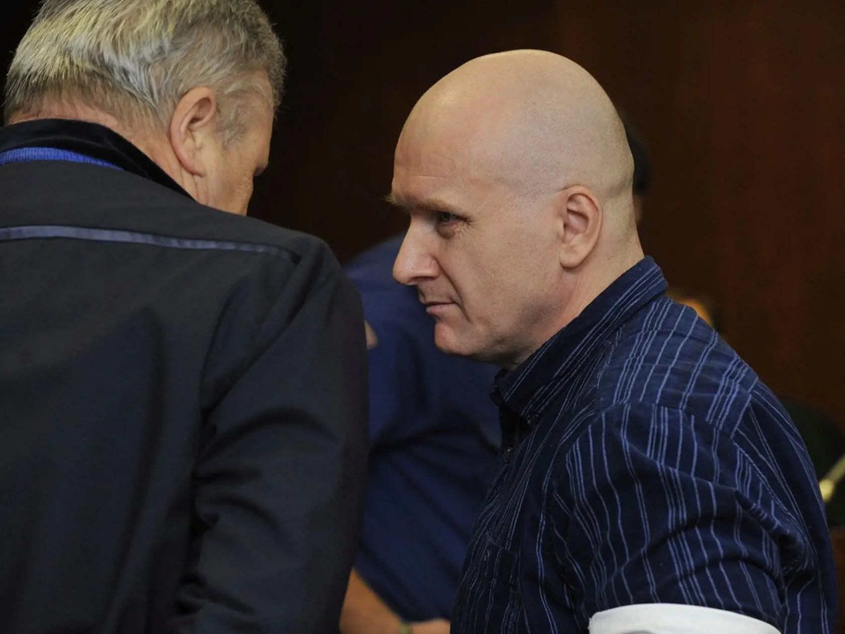 Rudolf Fian počas súdneho procesu po tom, ako s ďalšími podnikateľmi vyrobil pančovaný alkohol, ktorý zabil 50 ľudí.
