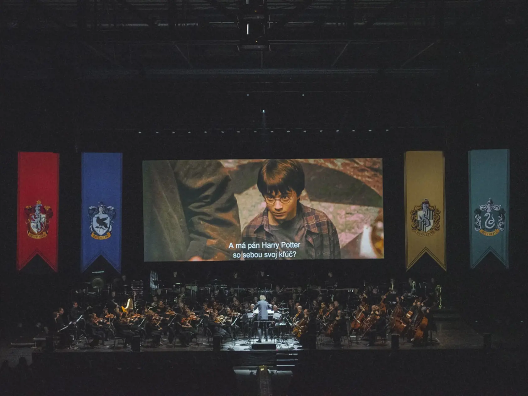 Kinokoncert Harry Potter a Kameň mudrcov v Bratislave.