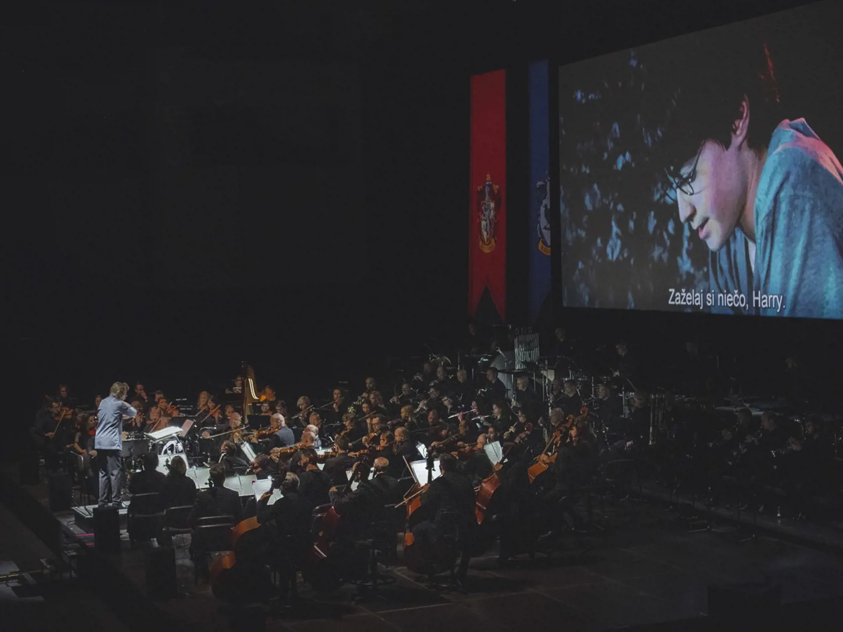 Kinokoncert Harry Potter a Kameň mudrcov v Bratislave.