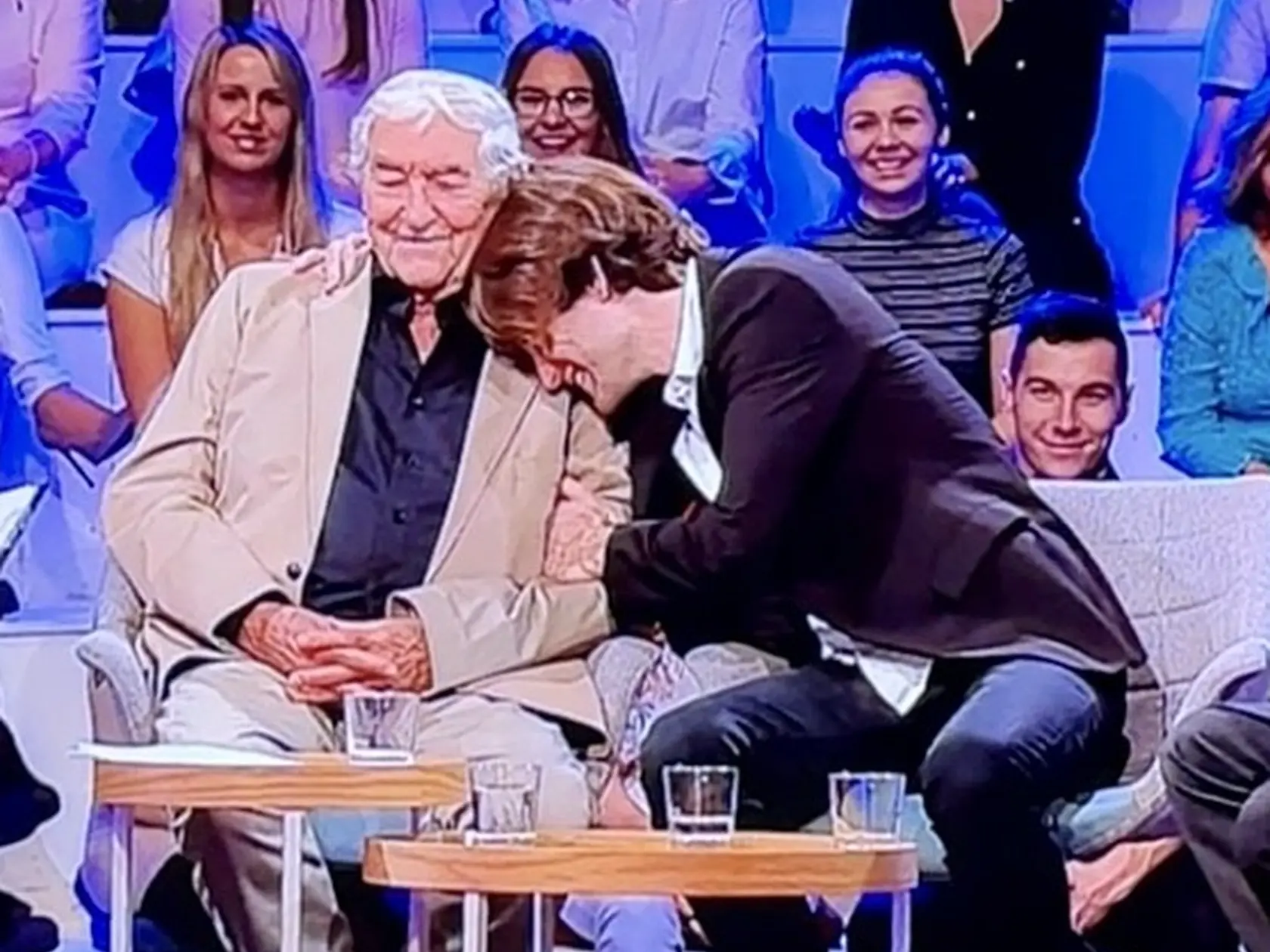 Štefan Kvietik a jeho vnuk Matúš v roku 2018 v relácii Zlaté časy.